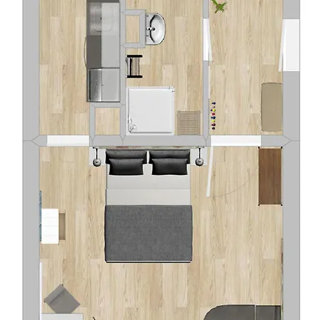 Apartmán Savor Fuer 2 Personen Direkt Im Zentrum